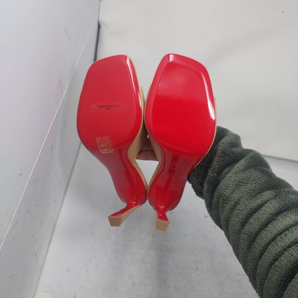 Christian Louboutin Toffee Beige Condora Leather Heel Sandal - Picture 2 of 10